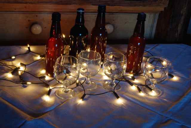 A special beer tasting continued our festive magic